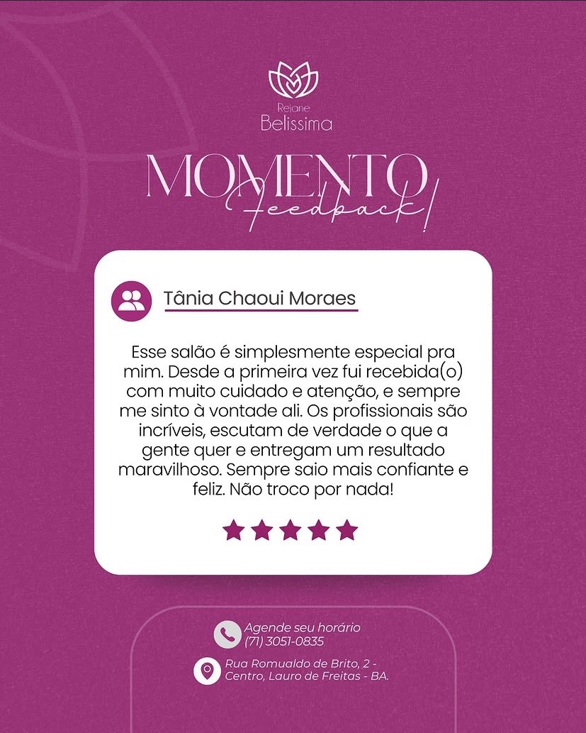 Primeiro depoimento de Tânia Chaoui Moraes publicado pelo salão